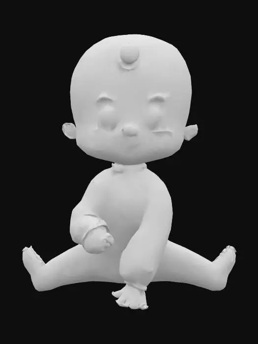 3D model for Baby Joy, #SketchTo3D#