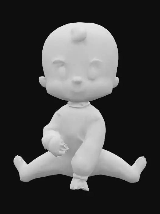 3D model for Baby Joy, #SketchTo3D#