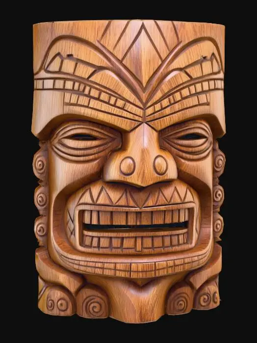 3D model for Ancient Tiki Guardian