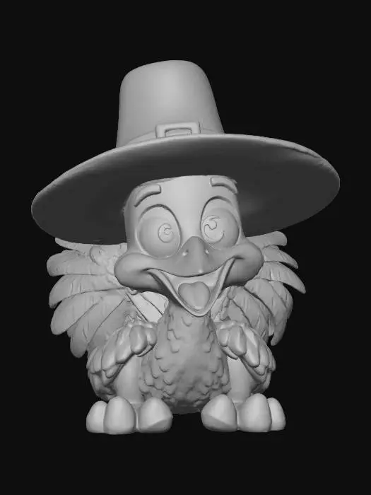 3D model for Thanksgiving Turkey Fun, #Thanksgiving#