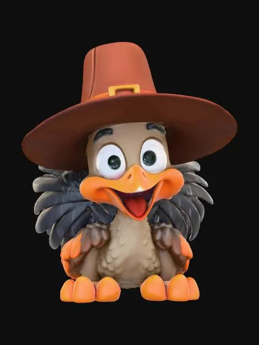 3D model for Thanksgiving Turkey Fun, #Thanksgiving#