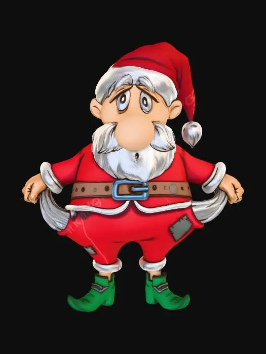 3D model for Santa's Empty Pockets, #Christmas2025#