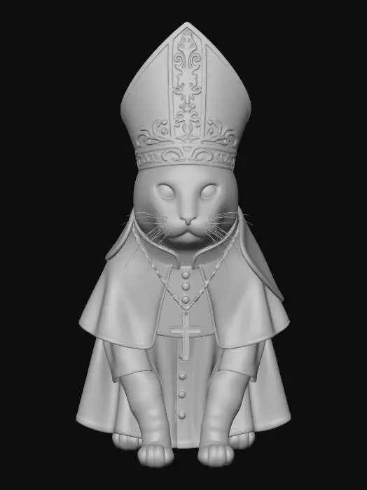 3D model for Papal Purr
