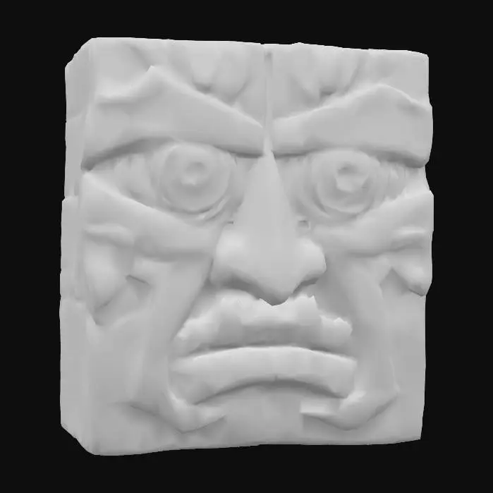 3D model for Stone Face Block