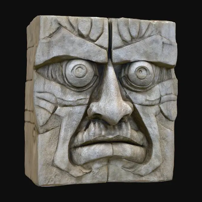 3D model for Stone Face Block