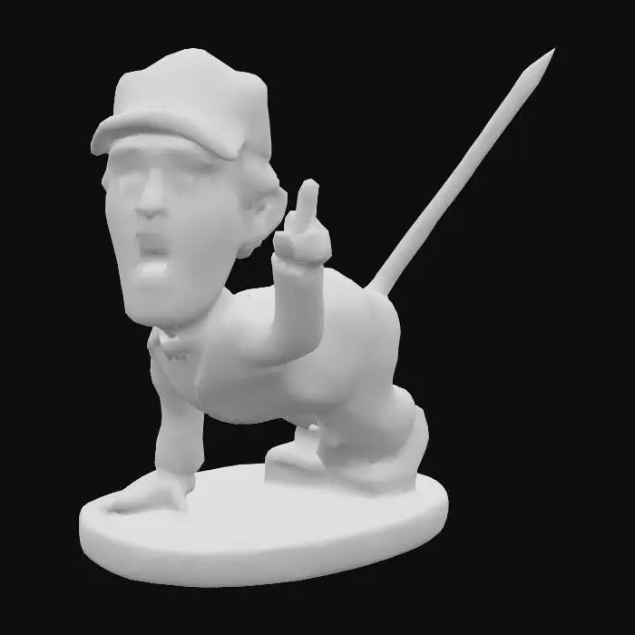 3D model for Pencil Holder Figure