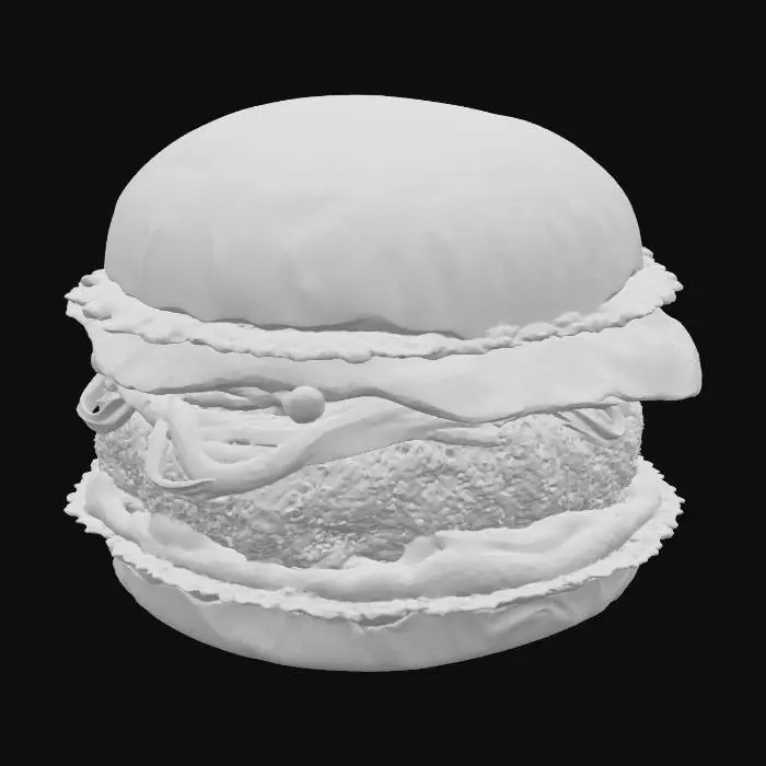 3D model for Gourmet Burger , #food#