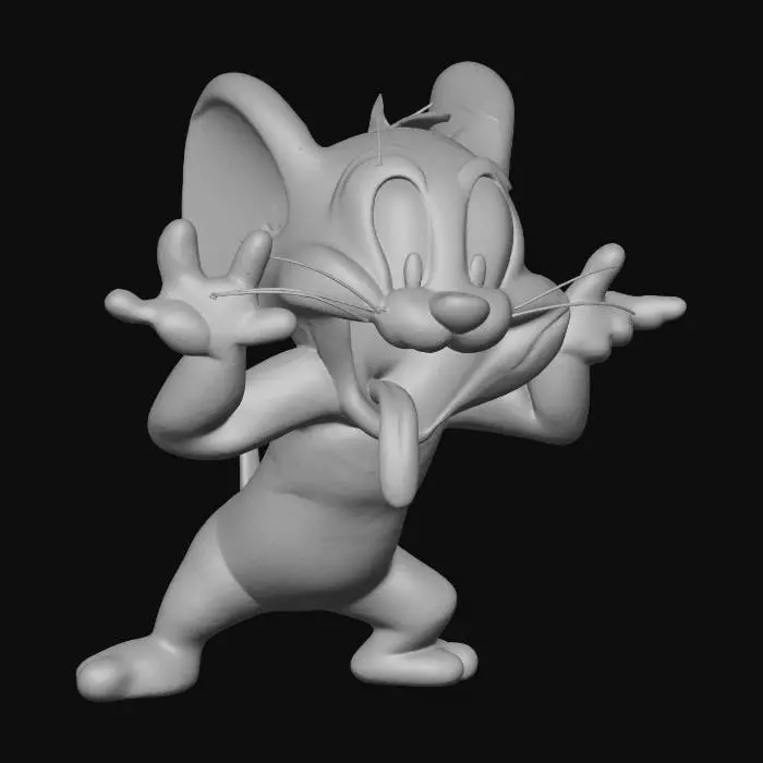 3D model for Excited Mouse Character, Jerry