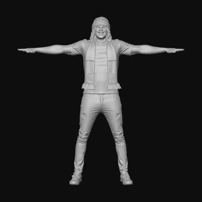 3D model for Jamaican Pride Fan
