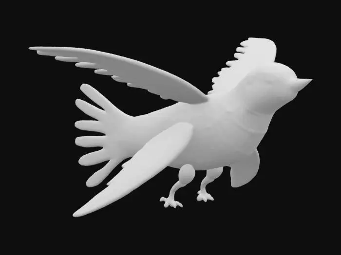 3D model for [Ukraine] Primachenko Scarlet Soarer, #AroundTheWorld#