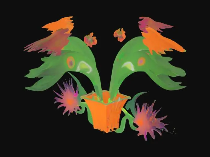 3D model for [Ukraine] Primachenko Carnivorous Bloom Fiesta, #AroundTheWorld#