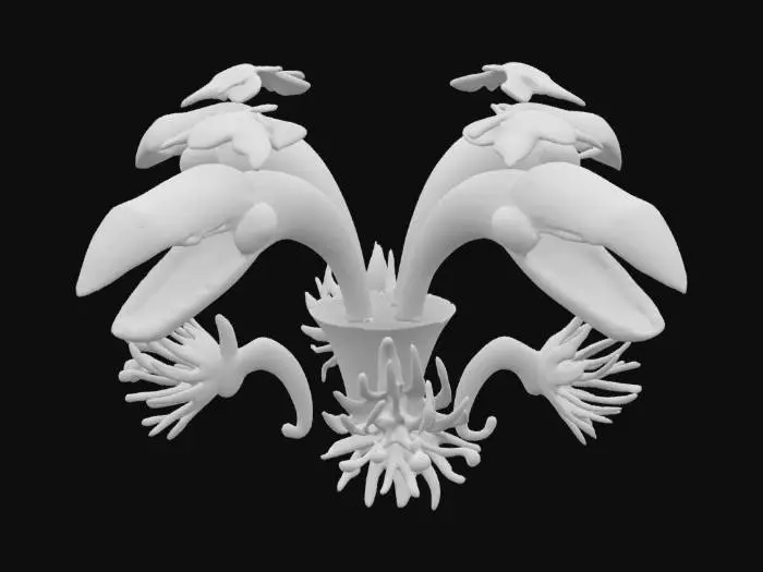 3D model for [Ukraine] Primachenko Carnivorous Bloom Fiesta, #AroundTheWorld#