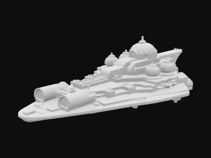 3D model for [Ukraine] St. Sophia's Cathedral in Kyiv as a cosmic starship #AroundTheWorld#
