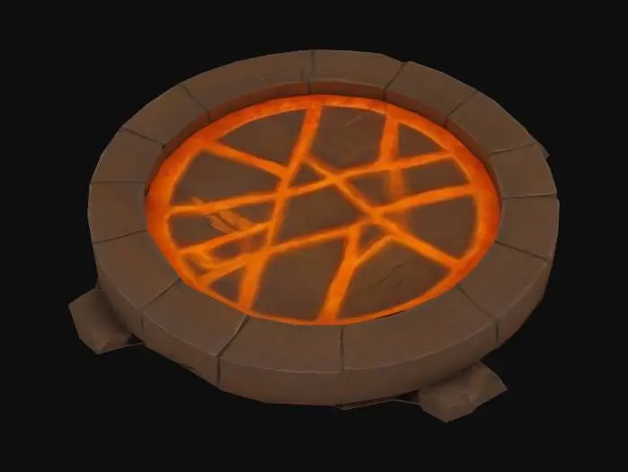 3D model for Pentacle Circle