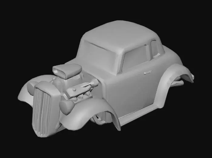 3D model for Blue Flame Roadster