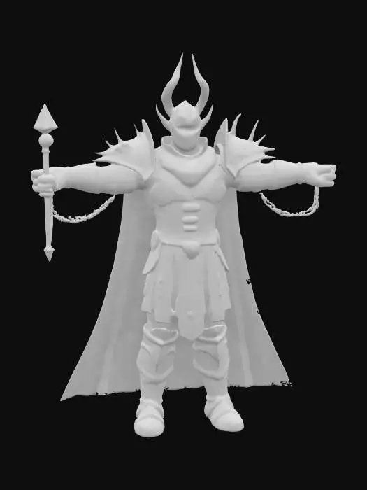 3D model for A most terrible emperor in the universe. CHaracter, T-pose, highly detailed.