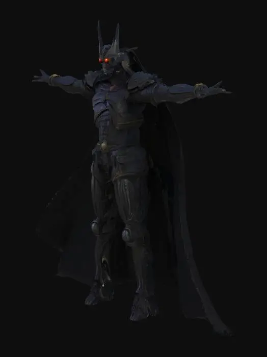 3D model for A most terrible emperor in the universe. CHaracter, T-pose, highly detailed.