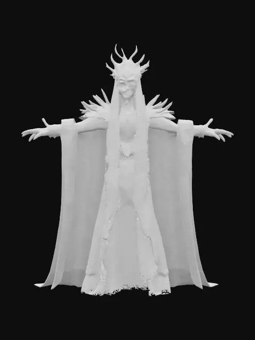 3D model for A most terrible emperor in the universe. CHaracter, T-pose, highly detailed.