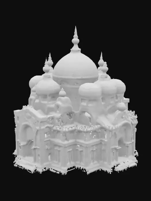 3D model for [Ukraine] St. Sophia's Cathedral in Kyiv as a cosmic starship #AroundTheWorld#