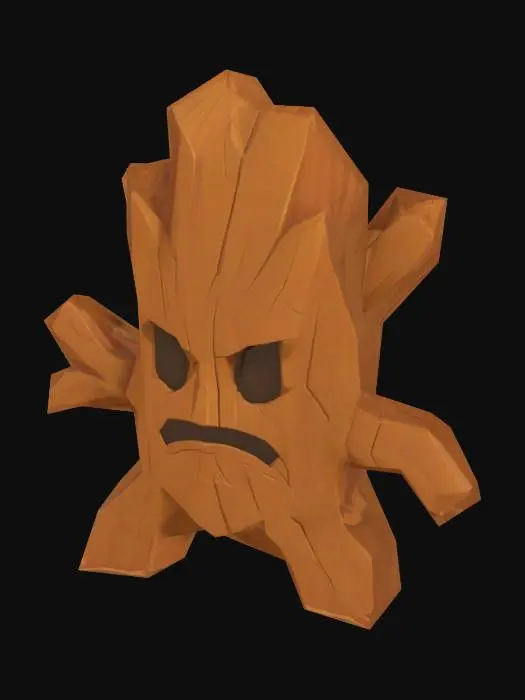 3D model for Stumpy Warrior