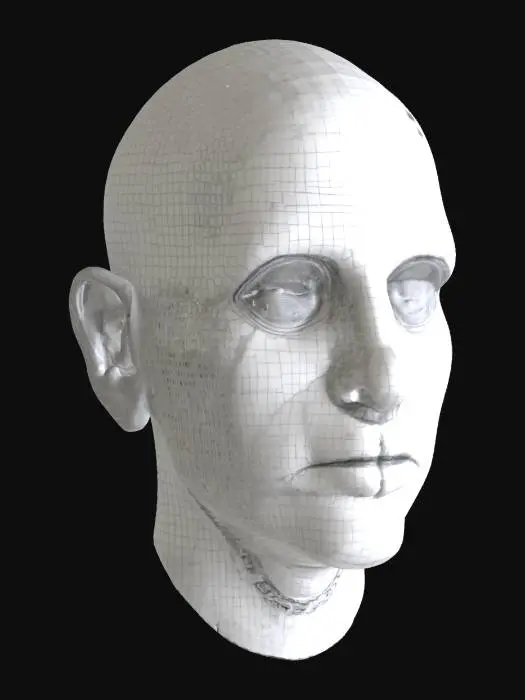 3D model for Pensive Portrait, #SketchTo3D#