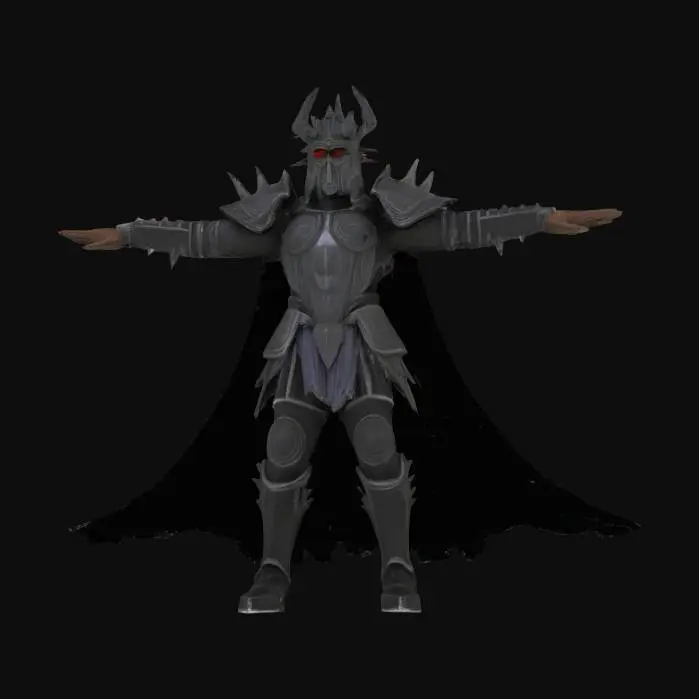 3D model for A most terrible emperor in the universe. CHaracter, T-pose, highly detailed.