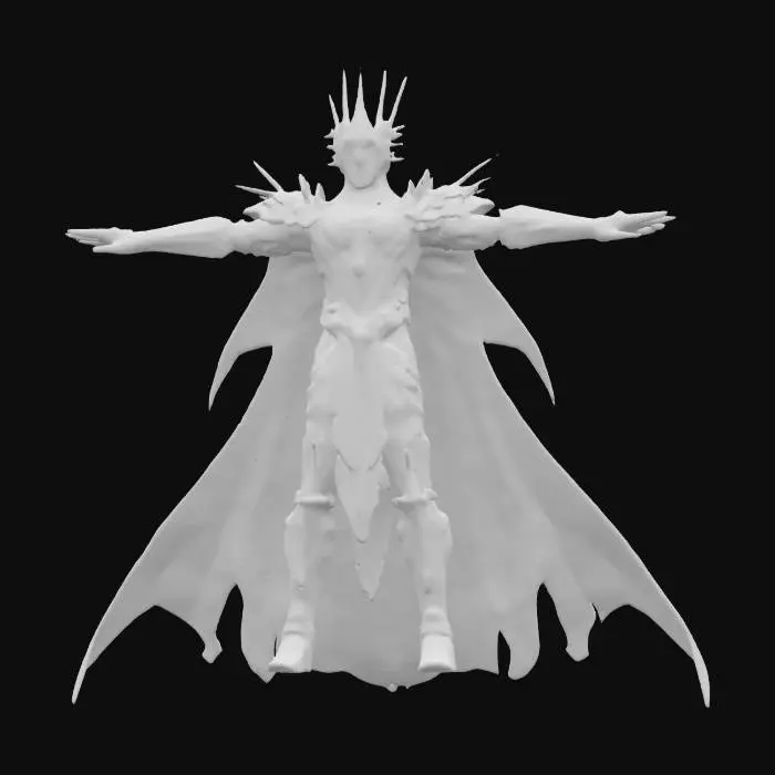 3D model for A most terrible emperor in the universe. CHaracter, T-pose, highly detailed.