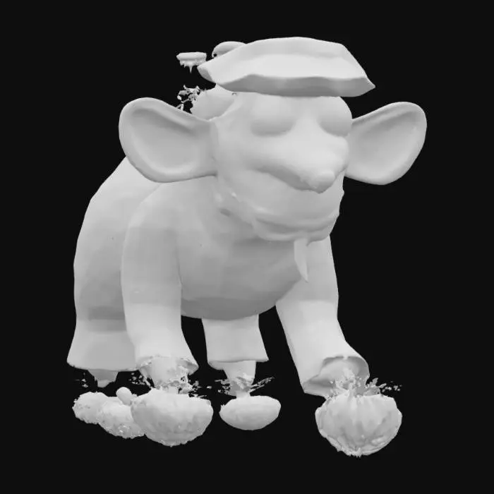 3D model for [Ukraine] Primachenko Whimsical Tiger Ride, #AroundTheWorld#