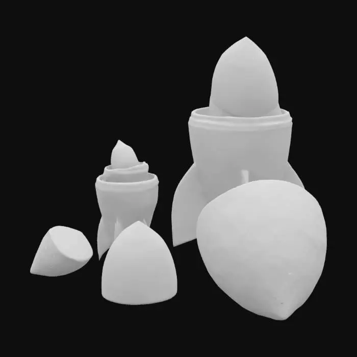 3D model for [Russia] matryoshka-bomb, #AroundTheWorld#