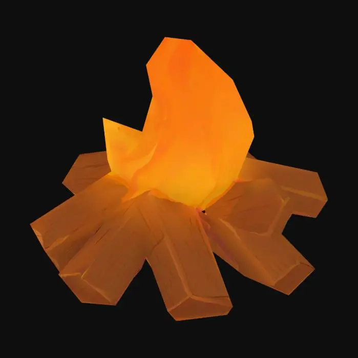 3D model for Campfire Glow