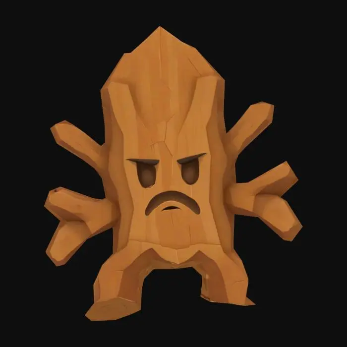 3D model for Stumpy Warrior