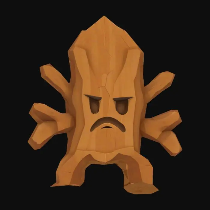 3D model for Stumpy Warrior