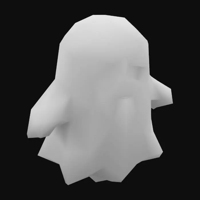 3D model for Sad Ghost