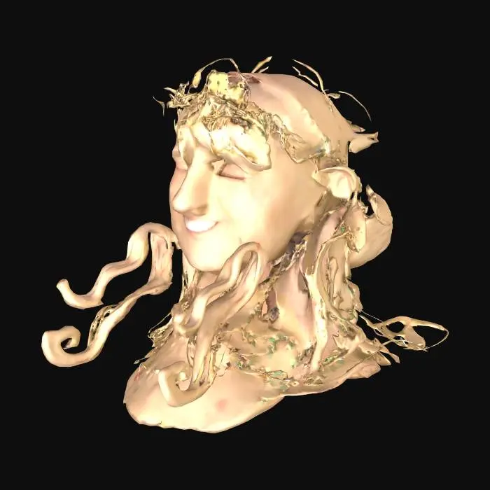 3D model for Vibrant Muse, #SketchTo3D#