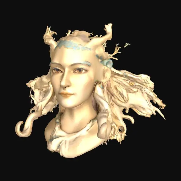 3D model for Vibrant Muse, #SketchTo3D#