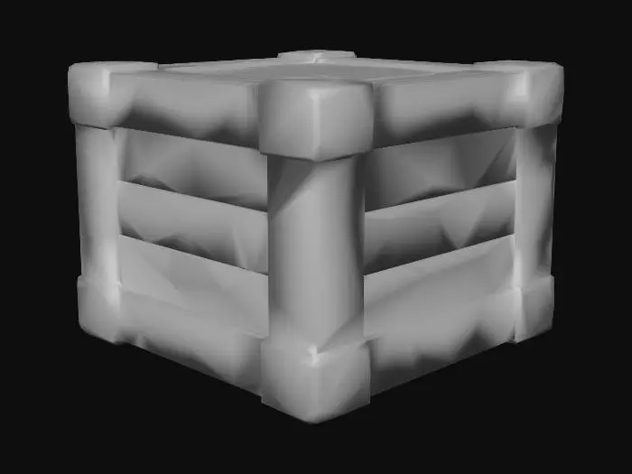 3D model for Wooden Crate