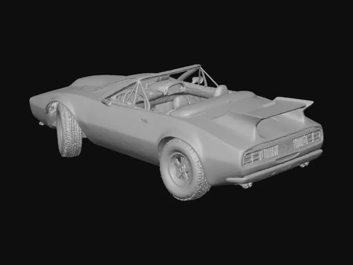 3D model for Red Convertible Classic