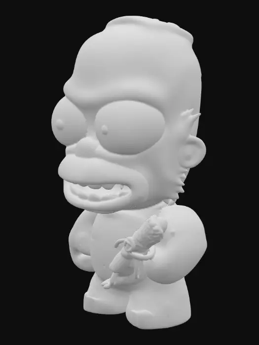 3D model for King Homer Toy