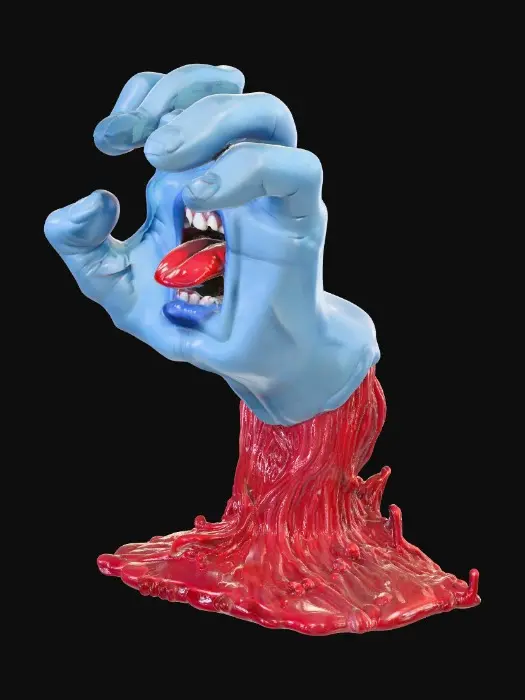 3D model for Screaming Hand Sculpture