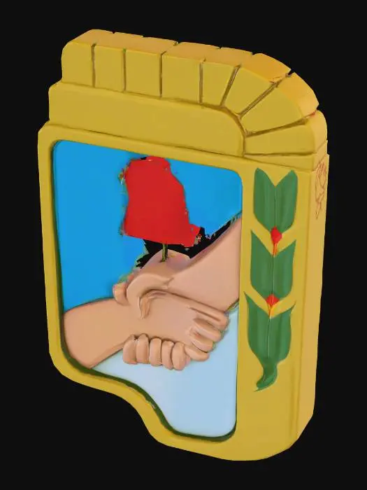 3D model for Escudo del Partido Justicialista
