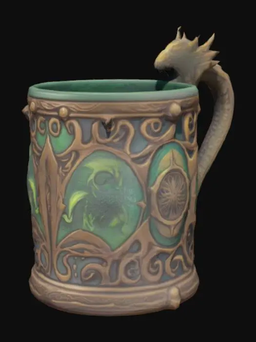 3D model for tazza stile magic the gathering