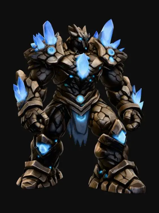 3D model for Crystal Golem