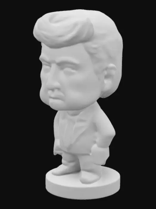 3D model for figurine de Donald Trump