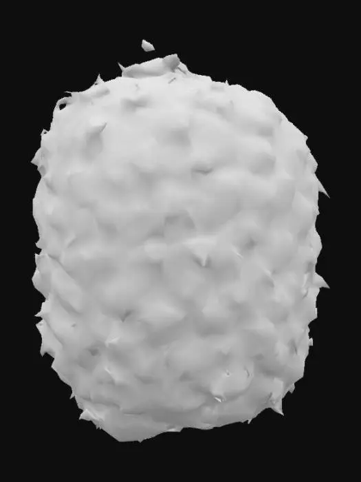 3D model for Pineapple on Tiles