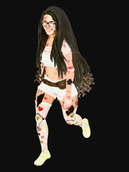 3D model for Patchwork Doll