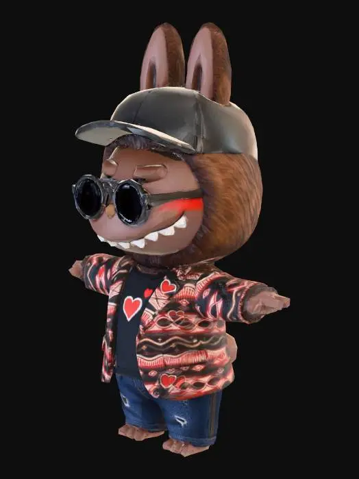 3D model for Cool Bunny Vibes