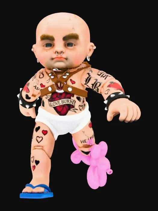 3D model for gangster baby
