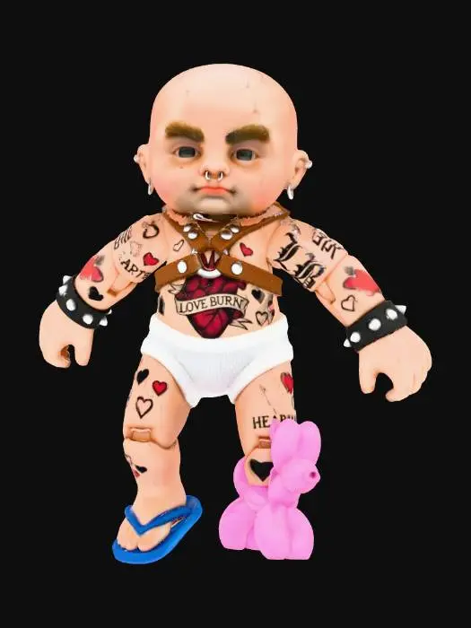 3D model for gangster baby