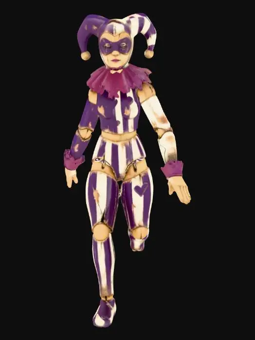 3D model for Harlequin Puppet