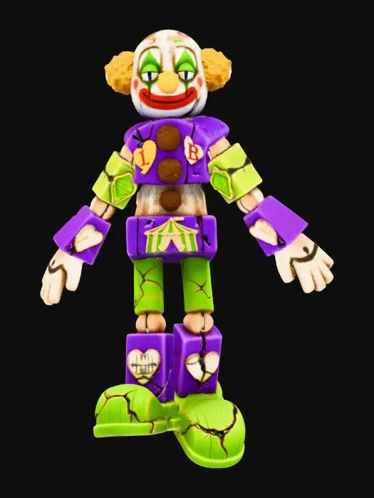 3D model for Carnival Puzzle Clown